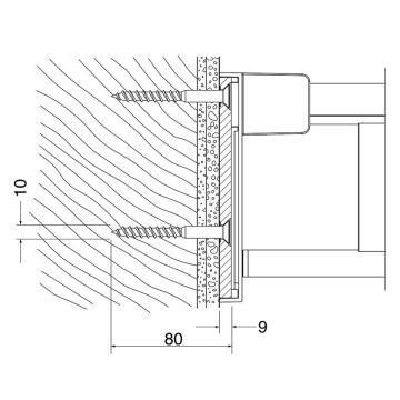 Avenarius Free Living Befestigungs-Set für Stützklappgriffe