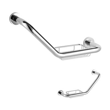 Avenarius Serie Universal Wandhaltegriff - Korb links und rechts montierbar