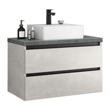 Badea Pure Waschtisch mit Unterschrank 2 - 80 cm