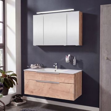 badshop.de Madrid Badmöbel Set 2 - 102 cm Ambiente