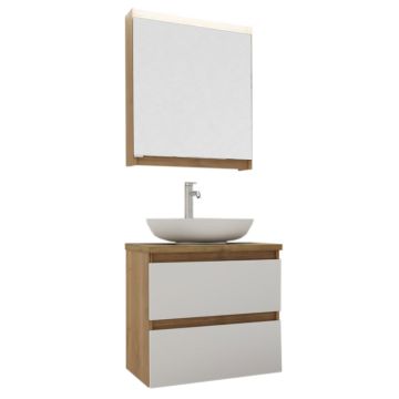 b collection b solid Badmöbel Set 13 - 60,8 cm