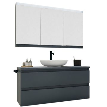 b collection b solid Badmöbel Set 16 - 120,8 cm