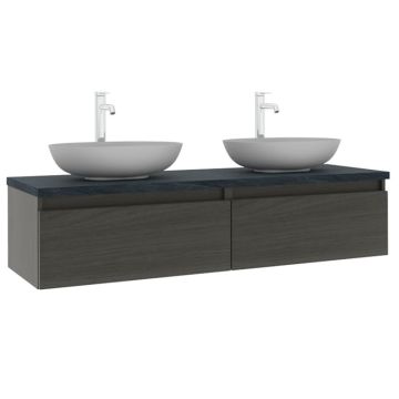 b collection b solid Waschtisch mit Unterschrank Set 15 - 140,8 cm