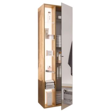 b collection b brace Hochschrank - 50 cm, 1 Doppelspiegeltür