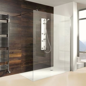 Breuer Entra Walk In Dusche - Duschwand alleinstehend 120 cm Ambiente 2