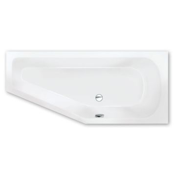 badshop.de Classic Eck-Badewanne - 170 / 75 asymmetrisch links
