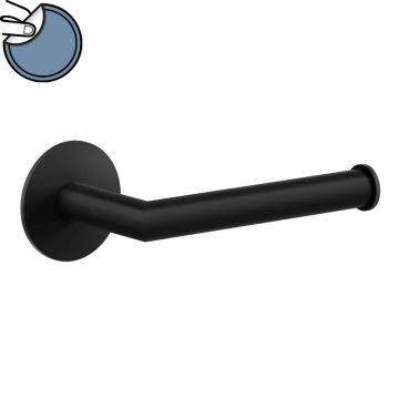 badshop.de Design Papierrollenhalter Mattschwarz