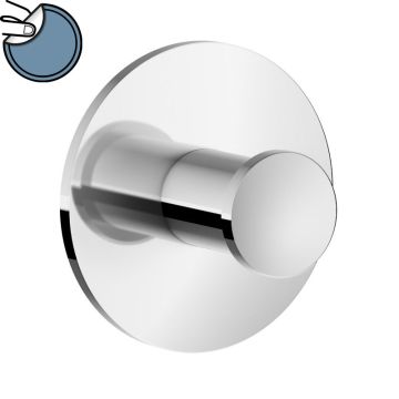 badshop.de Design Haken - Hakenleiste Handtuchhaken chrom