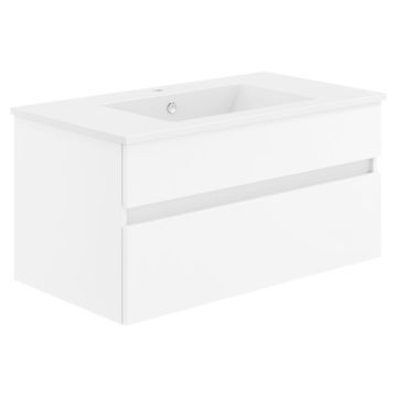 badshop.de Aurora Badmöbel Set 16 - 92 cm, Unterschrank Profilansicht