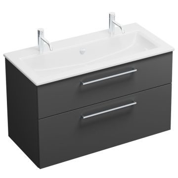 Burgbad Eqio Waschtisch mit Unterschrank Slim Set 6 - 102 cm