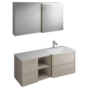 Burgbad Badu Badmöbel Set 3-1 - 122 cm