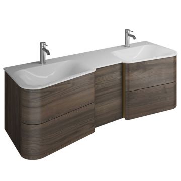 Burgbad Badu Waschtisch mit Unterschrank Set 7 - 152 cm