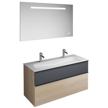 Burgbad Fiumo Badmöbel Set 15 - 122 cm