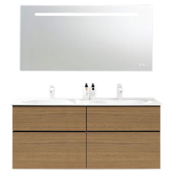 Burgbad Fiumo Badmöbel Set 17 - 142 cm