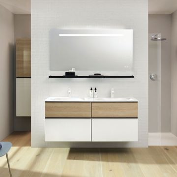 Burgbad Fiumo Badmöbel Set 18 - 142 cm Ambientebild