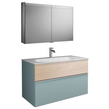 Burgbad Fiumo Badmöbel Set 3 - 102 cm