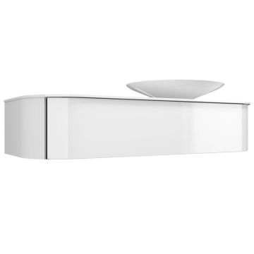 Burgbad Lavo 2.0 Aufsatzwaschtisch, Konsolenplatte, Unterschrank 121 cm