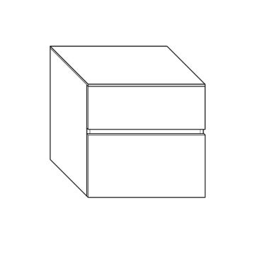 Burgbad LIN20 Unterschrank 60 cm Skizze