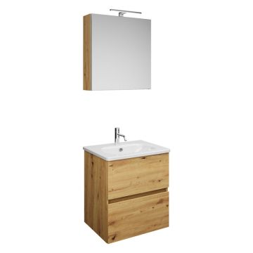 Burgbad Rocio Badmöbel Set 60 cm Eiche Dekor Urban