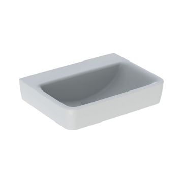 Geberit Renova Plan Waschtisch - ohne Hahnloch, weiß