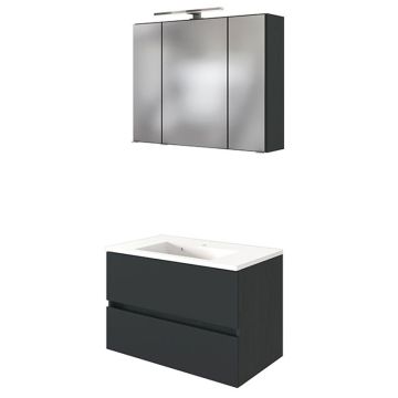 Held Möbel Baabe Badmöbel Set 5 - 80 cm