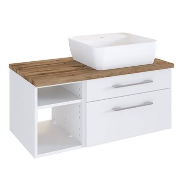 Held Möbel Davos Waschtisch mit Unterschrank - 90 cm