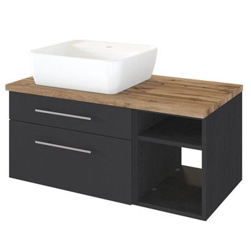 Held Möbel Davos Waschtisch mit Unterschrank - 90 cm