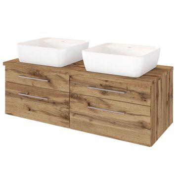 Held Möbel Davos Waschtisch mit Unterschrank - 120 cm