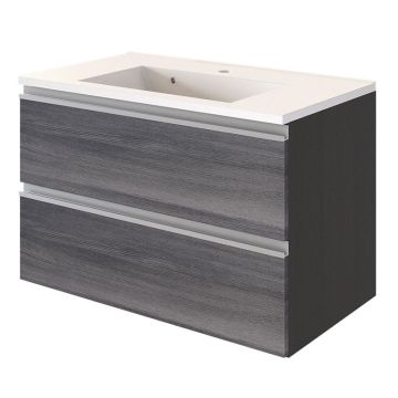 Held Möbel Arezzo Waschtisch mit Unterschrank  - 80 cm