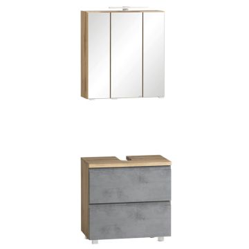 Held Möbel - Empoli Badmöbel Set 60 cm Front