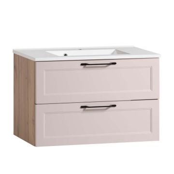 Held Möbel Lugo Waschtisch mit Unterschrank 80 cm Front