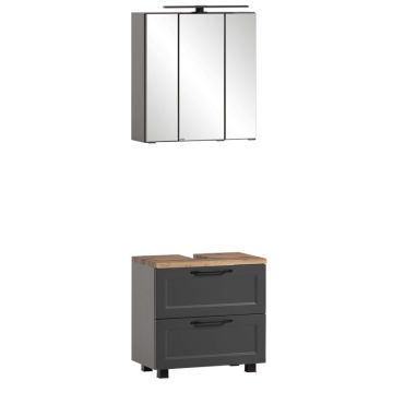 Held Möbel Lugo Unterbeckenschrank Set 60 cm Front