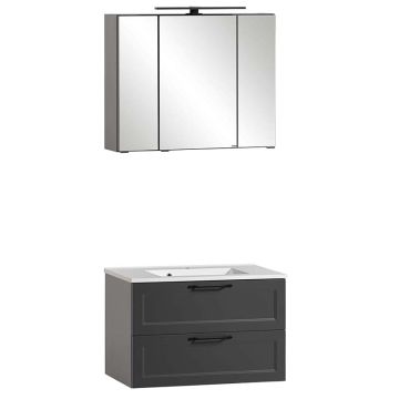 Held Möbel Lugo - Bad Möbel-Set 80 cm