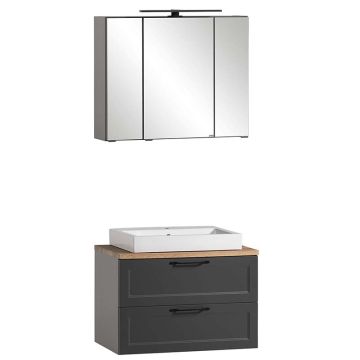 Held Möbel Lugo - Bad Möbel-Set 80 cm