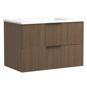 Held Möbel Glasgow Waschtisch mit Unterschrank - 80 cm, Mineralgussbecken mattwe