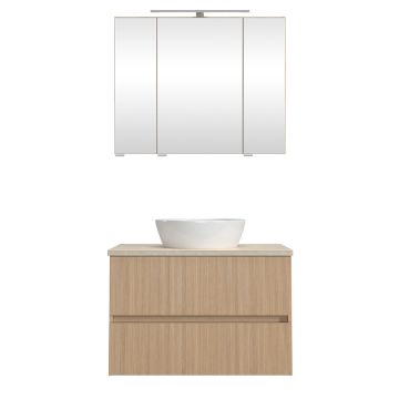 Held Möbel Beja Badmöbel Set 3 - 80 cm