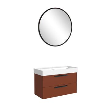 Held Möbel Aveiro Badmöbel Set 3 - 100 cm