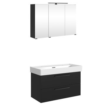 Held Möbel Aveiro Badmöbel Set 12 - 100 cm