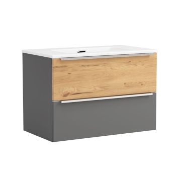 Held Möbel Verona Waschtisch mit Unterschrank 80 cm