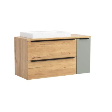 Held Möbel Pisa Waschtisch mit Unterschrank 105 cm