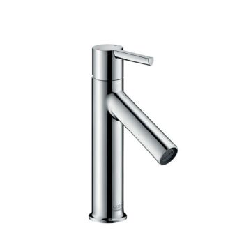 Axor Starck Waschtischarmatur 100 mit Hebelgriff und Zugstangen-Ablaufgarnitur