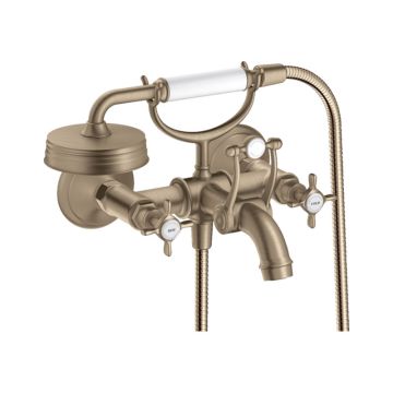 Axor Montreux Wannenarmatur Aufputz mit Kreuzgriffen