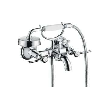 Axor Montreux Wannenarmatur Aufputz 2-Griff mit Hebelgriffen