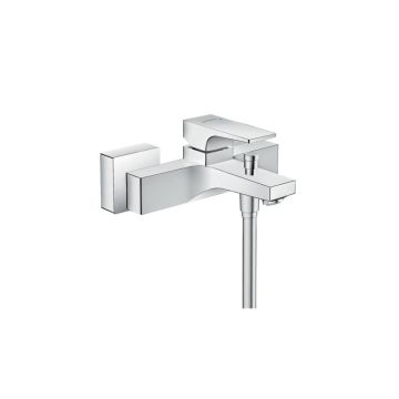 Hansgrohe Einhebel-Wannenmischer Aufputz mit Hebelgriff-Metropol, chrom