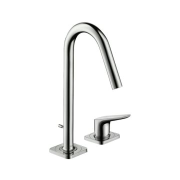 Axor Citterio M Waschtischarmatur 160 mit Zugstangen-Ablaufgarnitur