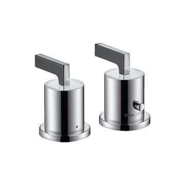 Axor Citterio Wannenrandarmatur mit Thermostat und Hebelgriffen