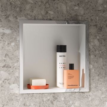 HSK Renodeco Einbaurahmen / Wandeinbaubox in Arctic-Weiß mit Metallrahmen