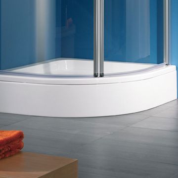 HSK Duschwanne Duschwannenschürze passend zu Viertelkreis-Duschwanne