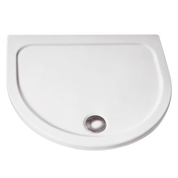 HSK Duschwanne Halbrund-Duschwanne 96x82, superflach, Acryl