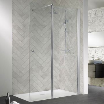 HSK Walk In Easy 2 Frontelement mit schwenkbaren Seitenteil